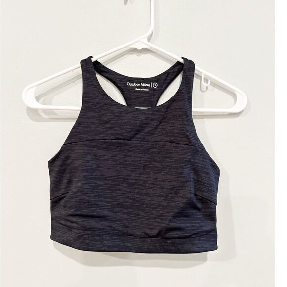 Outdoor voices techsweat crop tank black - Picture 2 of 4